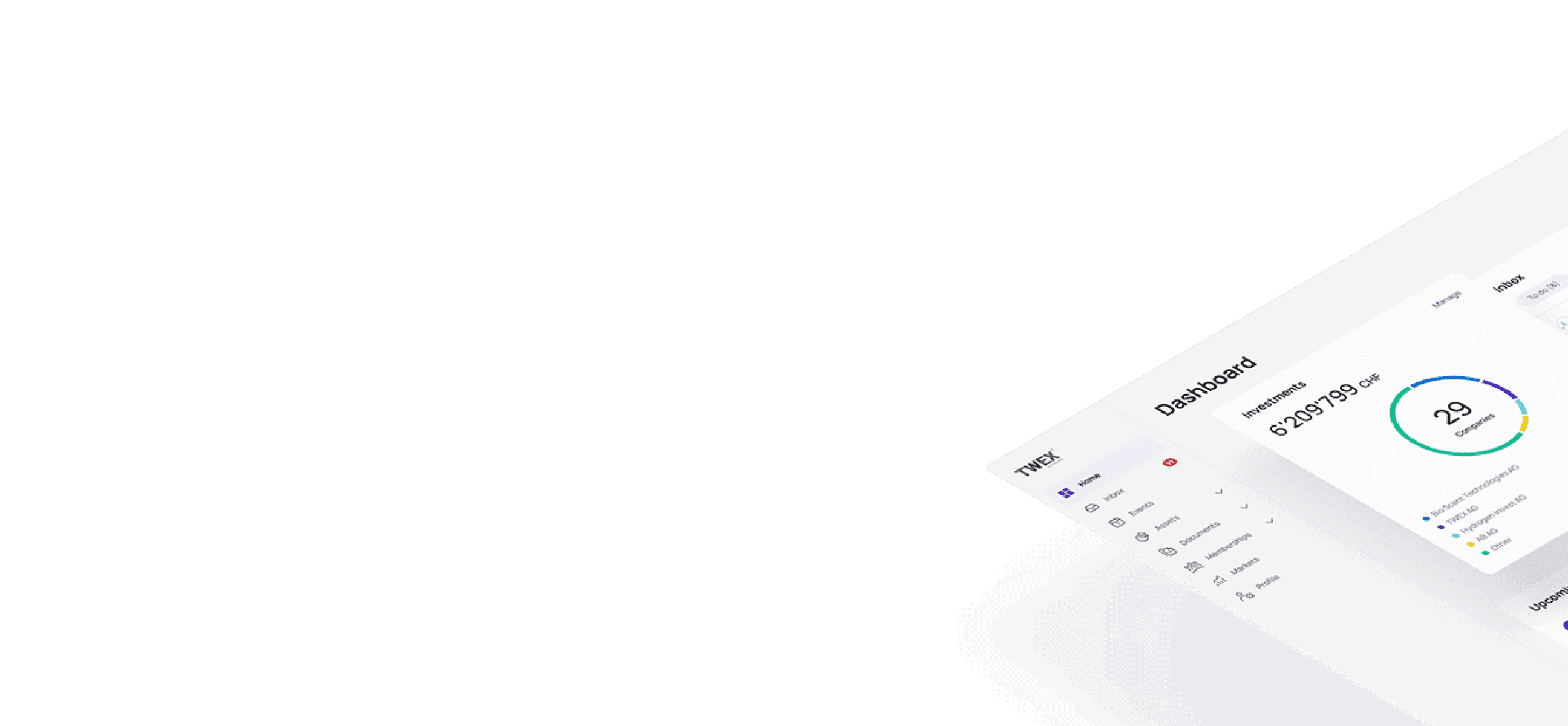 TWEX® dashboard